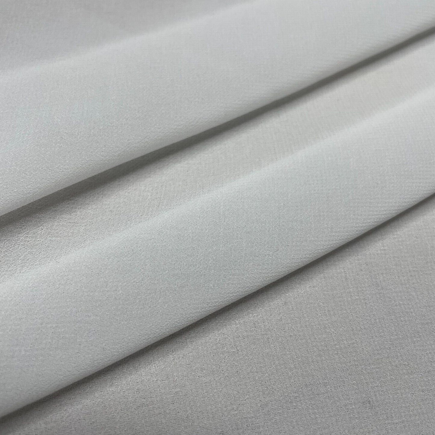 Plain Chiffon Fabric 55" Wide Soft and Drapey Sold By Metre