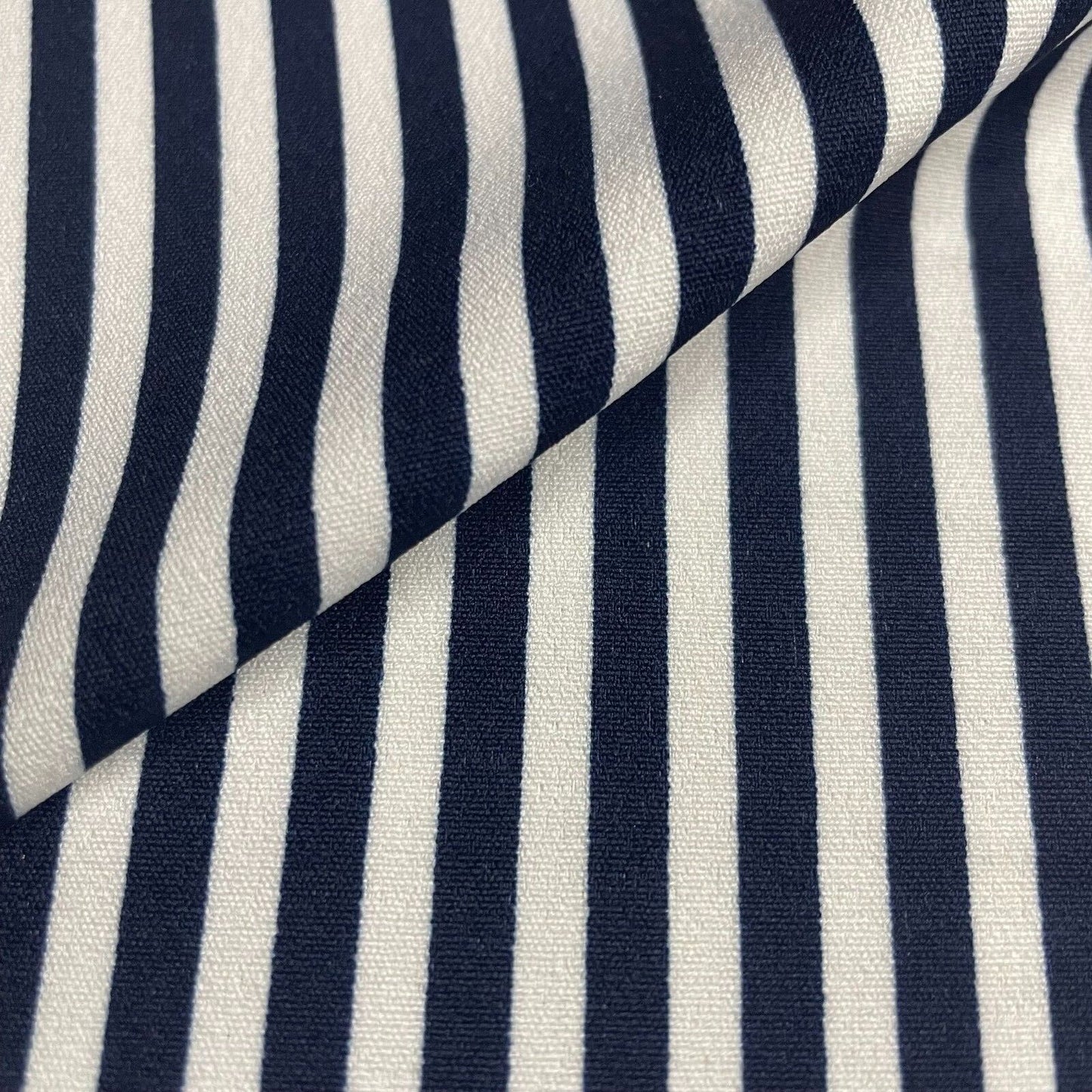 Woven Dressmaking Fabric Striped Printed 55" Wide