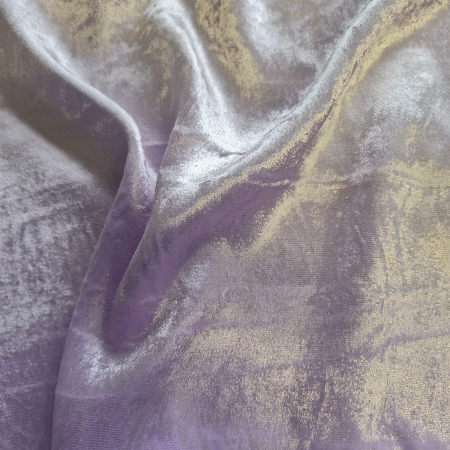 Silk Viscose Crushed Velvet Fabric 51" Wide Sold By Metre