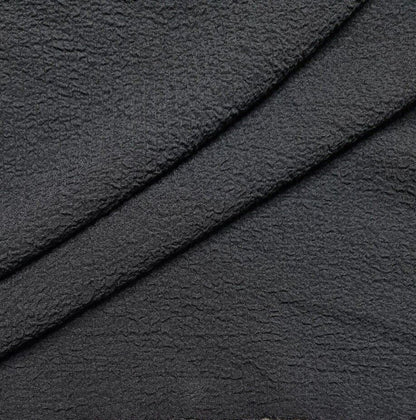 Wavy Effect Dressmaking Fabric Black Colour 55" Wide