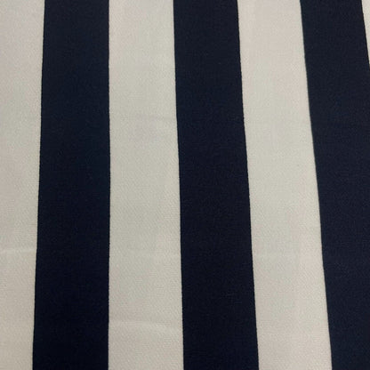 Woven Dressmaking Fabric Striped Printed 55" Wide