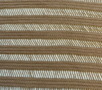 Cotton Lace Fabric Light Brown Colour 51" Wide Non Stretch Sold By Metre