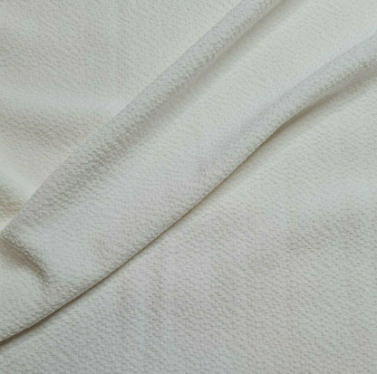 Stretch Jacquard Fabric Black And Off White Colours Drape 55"