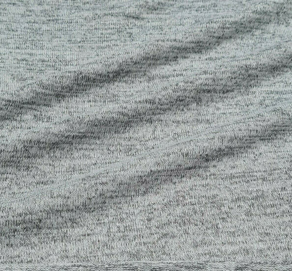 KNIT FABRIC GREY MELANGE THIN SWEATER -SOLD BY METRE