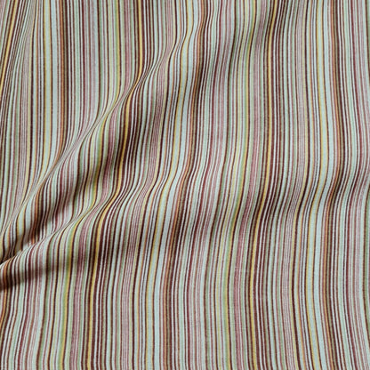 Cotton Voile Fabric Multicolour Striped 53" Wide Sold By The Metre