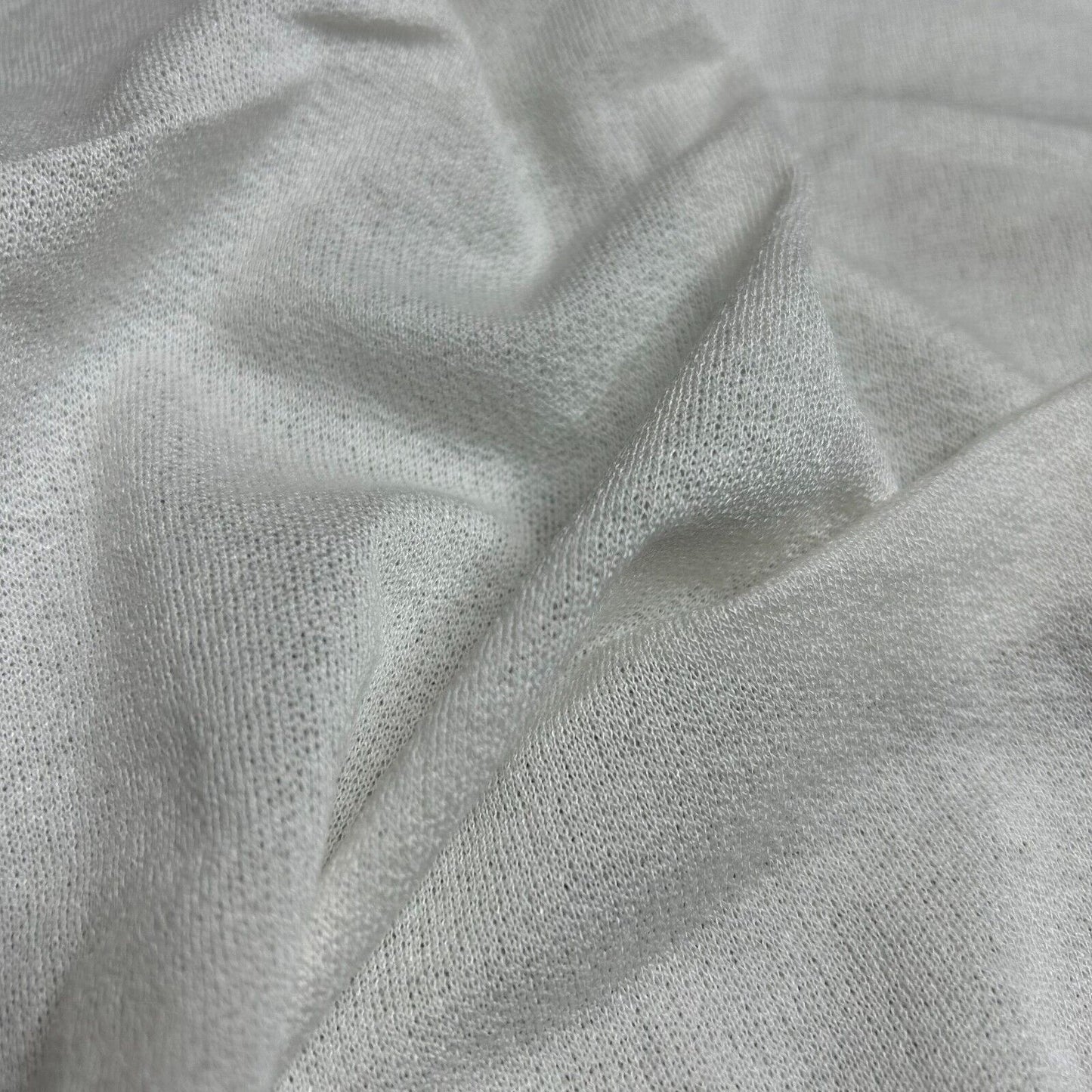 Knit Jersey Fabric Thin Viscose Polyester Blend 2 Way Stretch 55" Wide