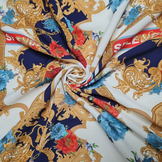 Silk versace fabric,  UK