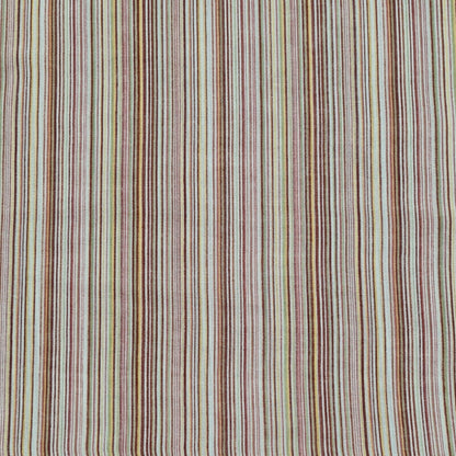 Cotton Voile Fabric Multicolour Striped 53" Wide Sold By The Metre