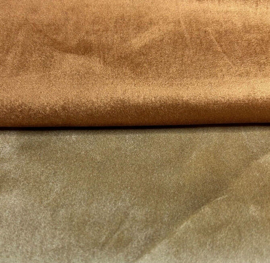 Flocked Suede Denim Fabric 55" Wide Sold By The Metre