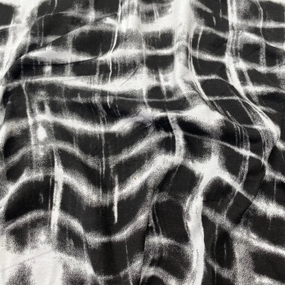 Viscose Jersey Fabric Abstract Printed 55" Wide 4 Way Stretch Sold By Metre