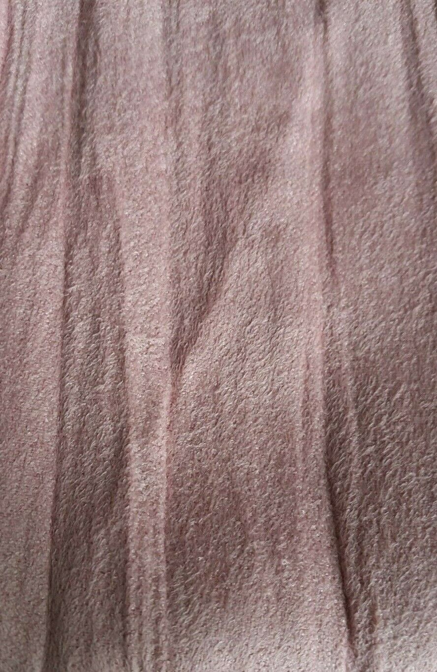 ROSE PINK CRINKLED VELOUR FABRIC - SOLD BY THE METER