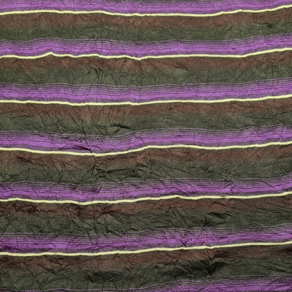 Jersey Knit Fabric Striped and Crinkled 53" Wide Sold By The Metre