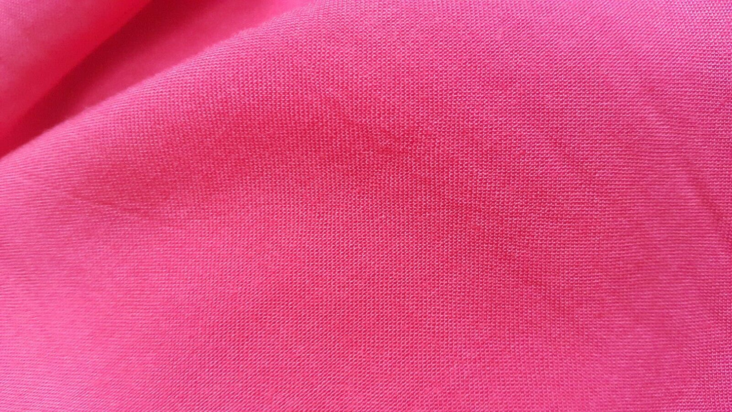 VISCOSE FABRIC STRAWBERRY PINK - SOLD BY THE METER