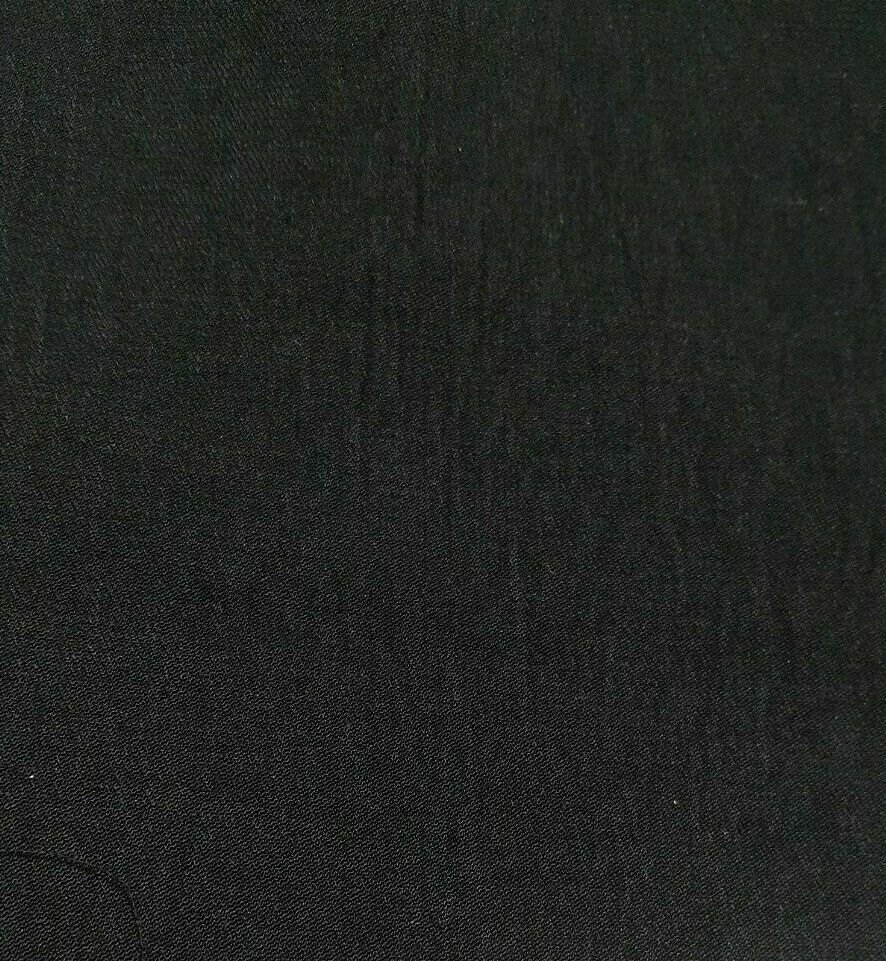 BLACK POLYESTER DRESSMAKING FABRIC - SOLD BY THE METRE