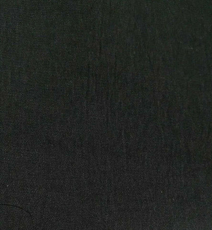 BLACK POLYESTER DRESSMAKING FABRIC - SOLD BY THE METRE