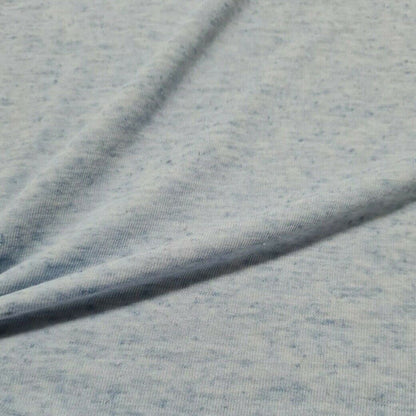 Polycotton T-Shirt Fabric Thin Jersey Melange 4 Way Stretch 55" Wide  A1-183