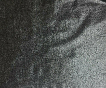 Cotton Voile Fabric Shiny Silver Print 55" Wide Sold By Metre