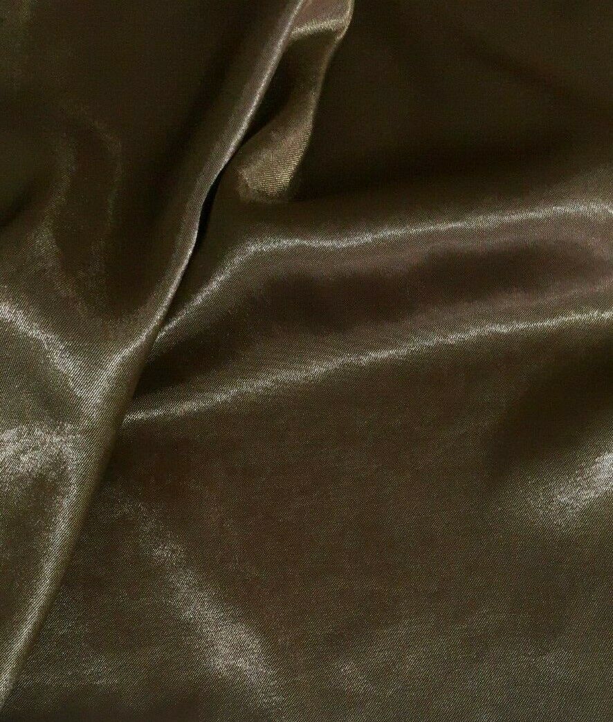 DRESSMAKING SATIN FABRIC WAVY EFFECT PLAIN POLYESTER-SOLD BY THE METRE