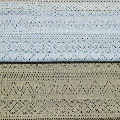 Lace Fabric Chevron And Striped Desing 55" Wide 2 Way Stretch