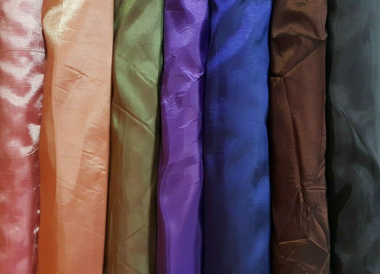 PLAIN TAFFETA FABRIC - SOLD BY THE METRE