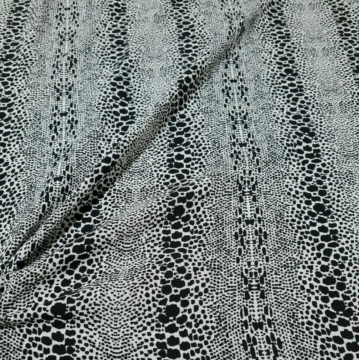 VISCOSE FABRIC SNAKE SKIN PRINTED - SOLD BY THE METRE