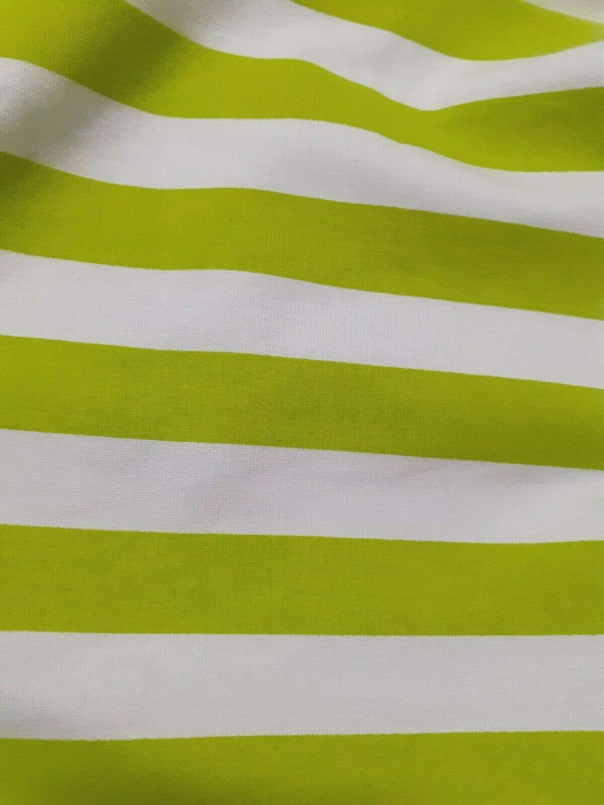 Sweatshirt Jersey Fabric Polycotton Striped Stretch 66" Wide A1-205