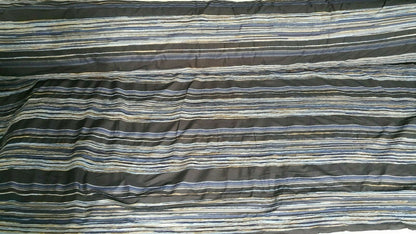 VELVET STRIPED TAFFETA FABRIC-SOLD BY THE METER