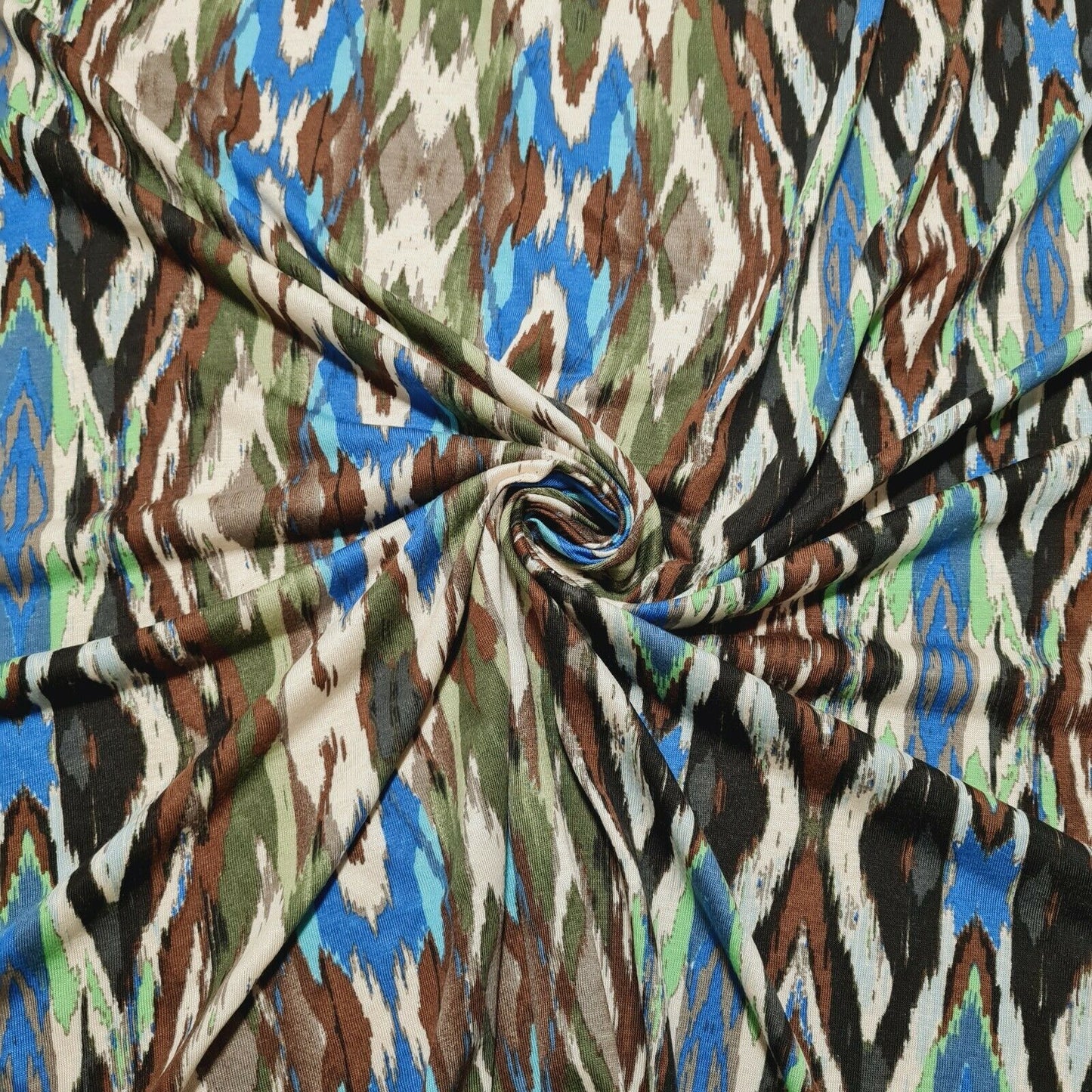 Viscose Jersey Fabric Ethnic Printed Thin 55" Wide A1-113