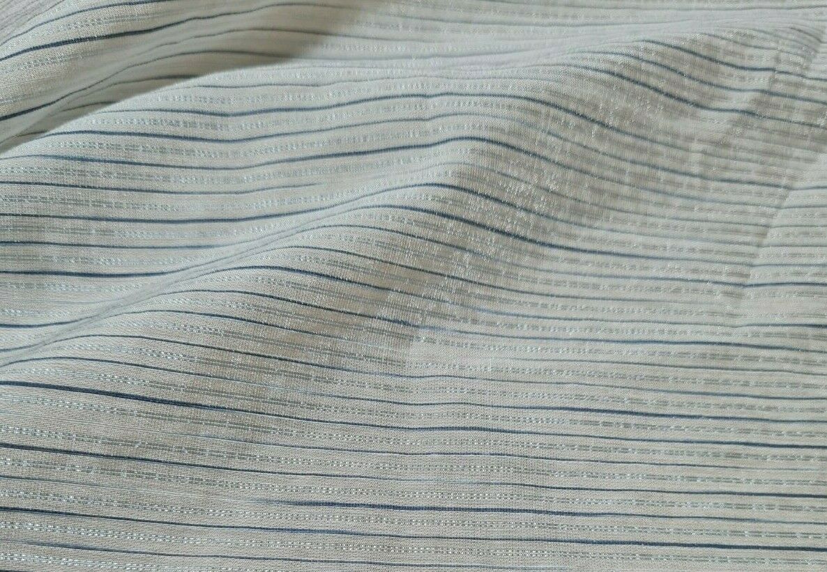 STRIPED THIN VISCOSE NYLON POLYESTER MIX FABRIC- SOLD BY THE METRE