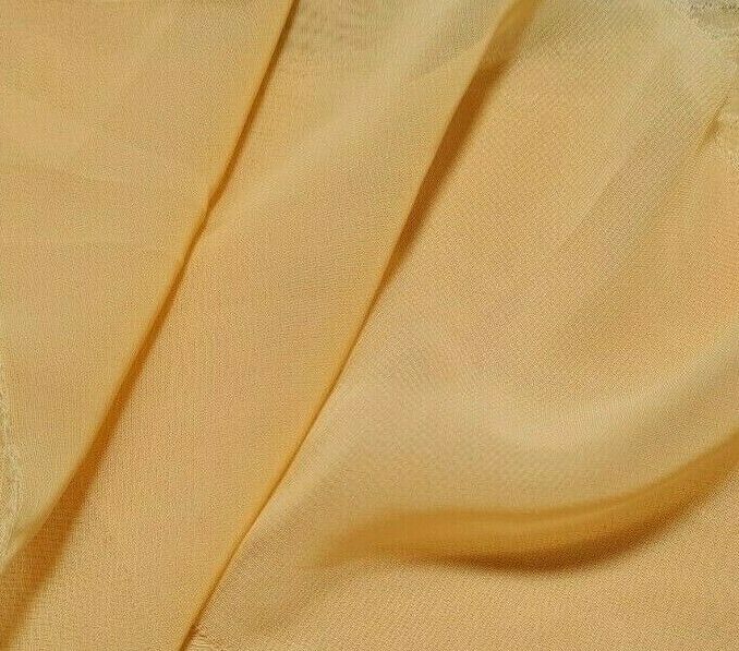 CHIFFON FABRIC PLAIN AND CRINCKLED - SOLD BY THE METRE