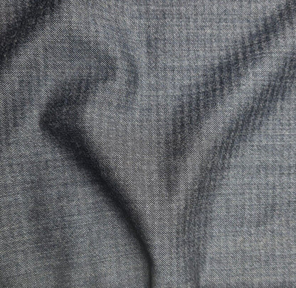 Suiting Fabric Luxury Italian %100 Wool Blue Melange 150 cm Wide- By Metre