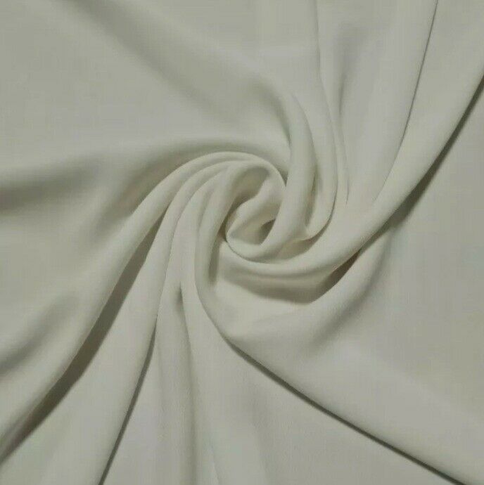 Crepe Chiffon Fabric Drapey Polyester 55" Wide Dress Blouse Scraf Crafts