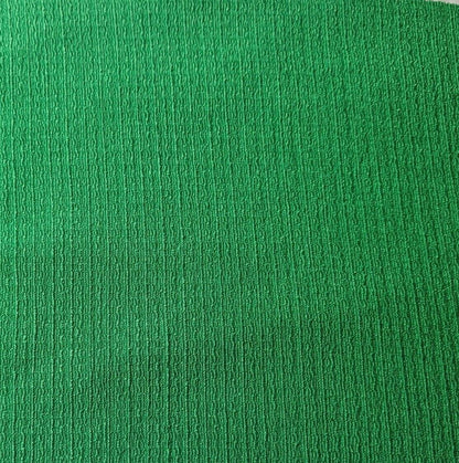 Jersey Fabric Small Figured Green Colour 2Way Stretch