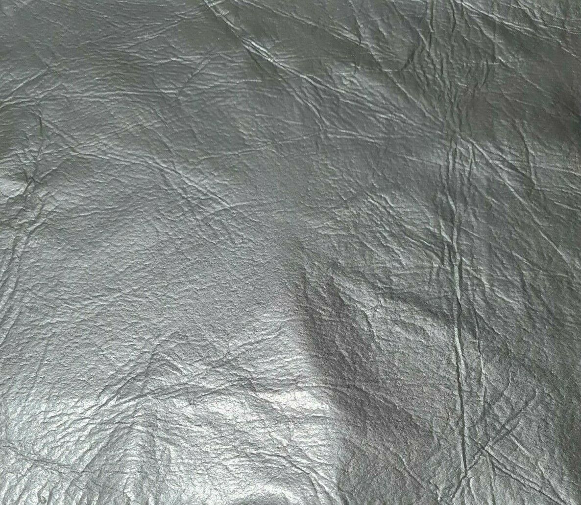 FAUX LEATHER FABRIC FOIL PLATED - SOLD BY THE METER