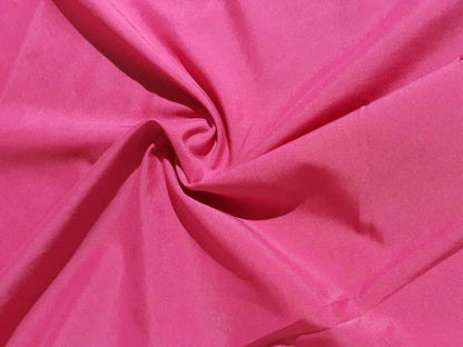 GREEN AND FUCHSIA COLOURS - STRETCH POLYESTER FABRIC - SOLD BY METRE