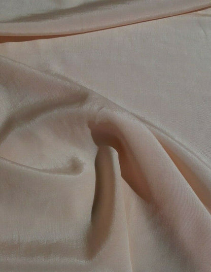 PEACH COLOUR VISCOSE FABRIC - SOLD BY THE METRE