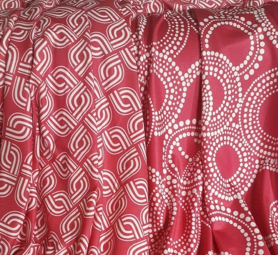 STRETCH PRINTED JERSEY LYCRA FABRIC- SOLD BY THE METRE