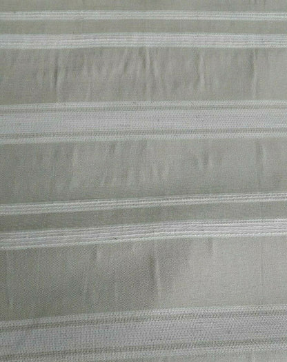 STRIPED VISCOSE / COTTON / POLYESTER FABRIC - SOLD BY THE METRE