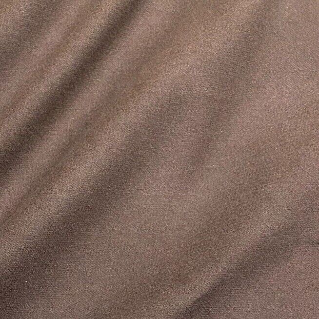 Cotton Fabric Brushed Texture Brown Colour 2 Way Stretch 55" Wide Sold By Metre