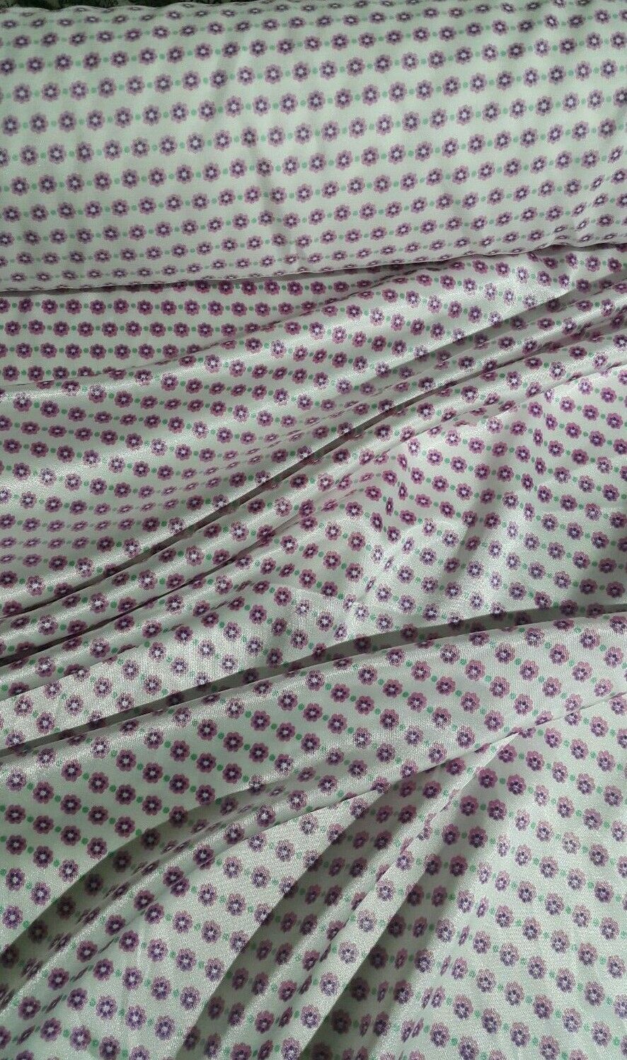 PRINTED SATIN FABRIC - 3 VARIATIONS - SOLD BY THE METER