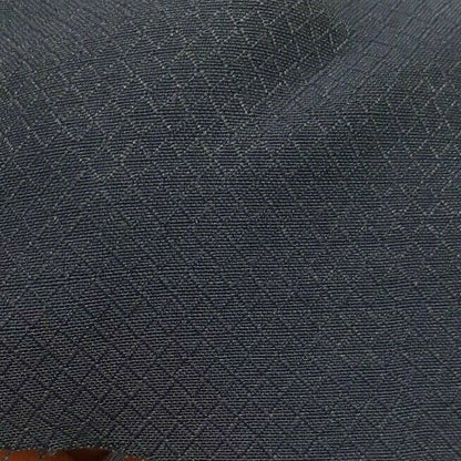 SMALL FIGURED NAVY BLUE POLY VISCOSE FABRIC-SOLD BY THE METRE