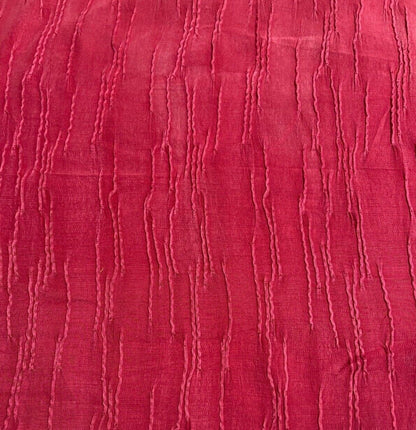 Cupro Viscose Blend Dressmaking Fabric Rapsberry Colour Silky Touch Drapey 55"