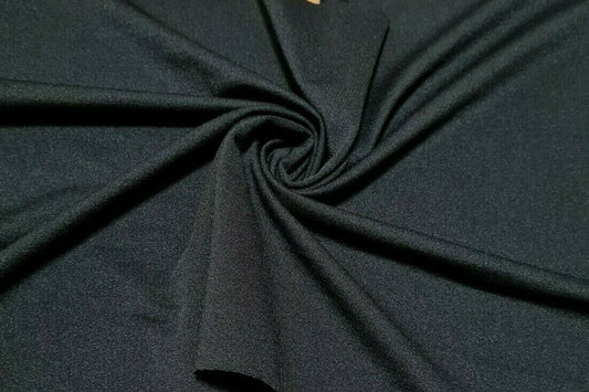 BLACK JERSEY LYCRA FABRIC - SOLD BY THE METRE