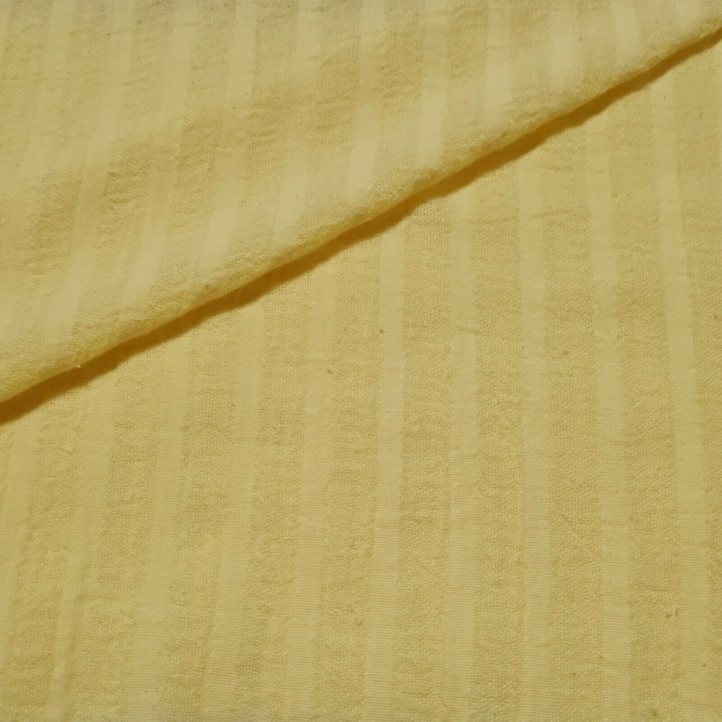 Crinkled Cotton Gauze Cheesecloth Fabric Striped 51" Wide Sold By The Metre