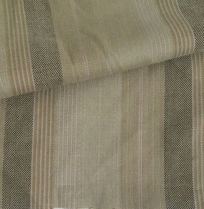 STRIPED STRETCH POLYESTER VISCOSE FABRIC - SOLD BY THE METER