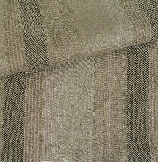 STRIPED STRETCH POLYESTER VISCOSE FABRIC - SOLD BY THE METER