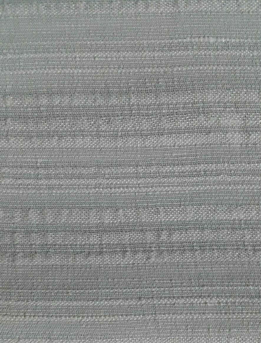 ICE GREY FIGURED AND STRIPED LINEN VISCOSE FABRIC - SOLD BY THE METRE