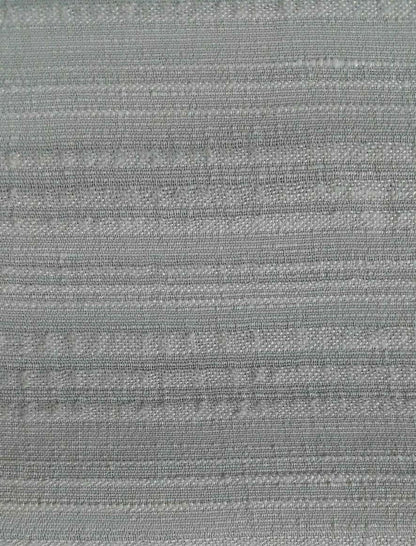 ICE GREY FIGURED AND STRIPED LINEN VISCOSE FABRIC - SOLD BY THE METRE