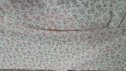 VISCOSE CHIFFON FABRIC FLORAL PRINTE -SOLD BY THE METER