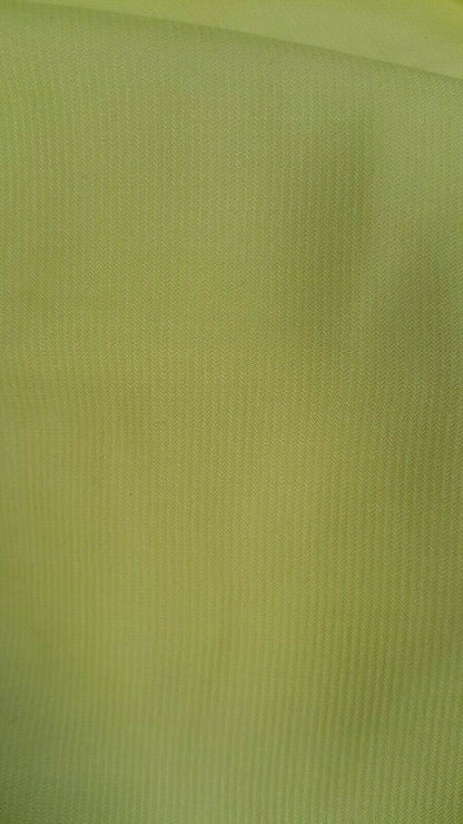 YELLOW GREEN VISCOSE/POLYESTER FABRIC-SOLD BY THE METER